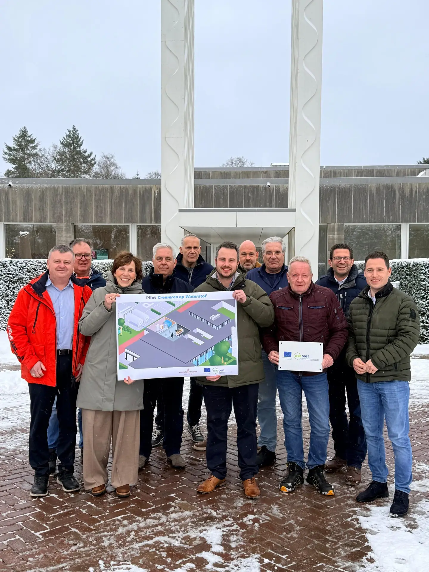 Toepassing waterstof crematoria Twente